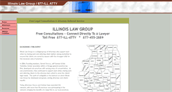 Desktop Screenshot of illinoislawgroup.com